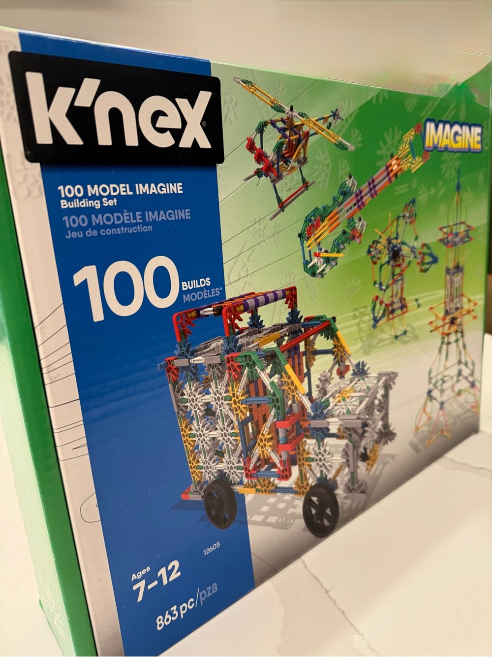 K'NEX Ultimate 100 Model Building Set - 863 pieces